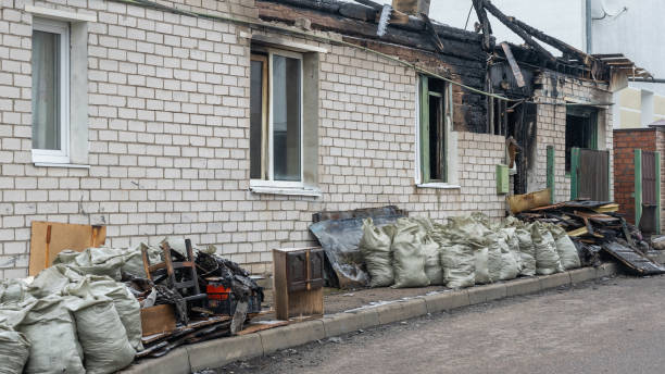 Professional Fire Damage Assessment technician working in Morristown, MN